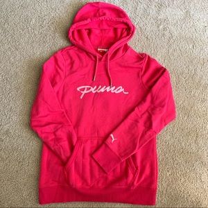 Pink PUMA women’s hoodie